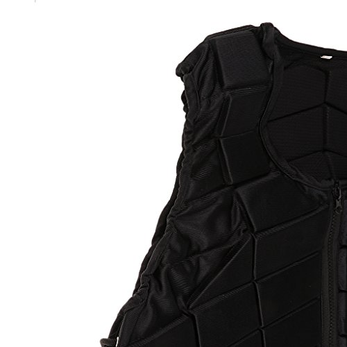 Almencla Criança Negra Masculina Feminina Colete Protetor Corporal Equestre - Mulheres M