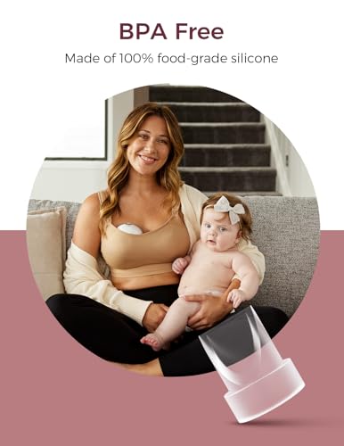 Image of Momcozy M5 Duckbill Valves. Original M5 Breast Pump Replacement Accessories, 4 PCS