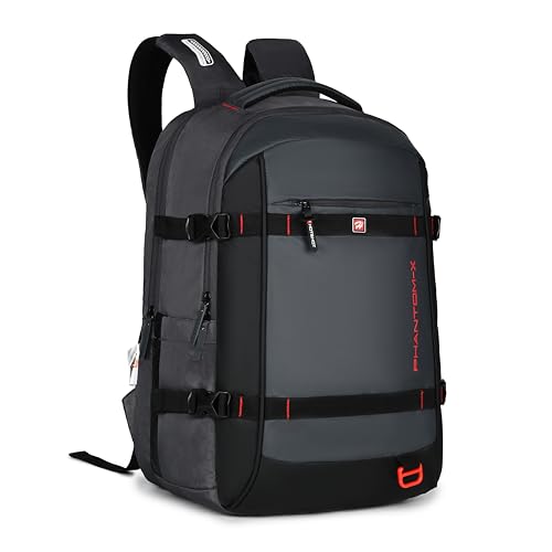 Image of HOT SHOT PHANTOM-X,Detachable Key Ring,Trolley sleeve,Suspension straps,laptop backpack for men|office bag for men|college bag |laptop bag,32 L for men & women