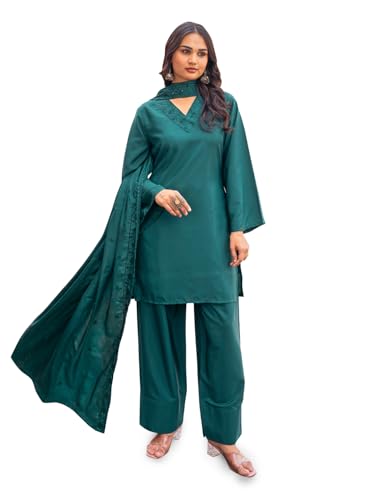Image of Womanista Kurta set for Women with dupatta || Embroidered Kurta for Women || Farshi Salwar set