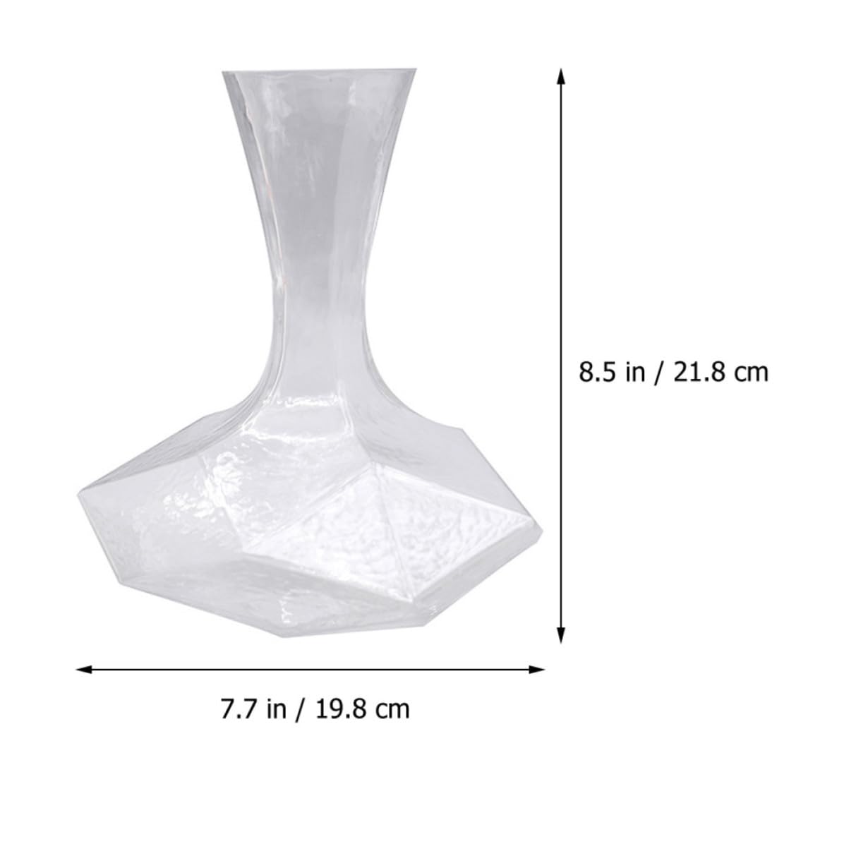 GALPADA Decanter Design Creativo in Vetro per Geometrico e Facile da Pulire per Ristoranti e Domestico