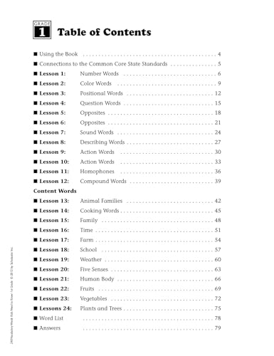 240 Vocabulary Words Kids Need to Know, Grade 1: 24 Ready-to-reproduce Packets That Make Vocabulary Building Fun & Effective - Image 2