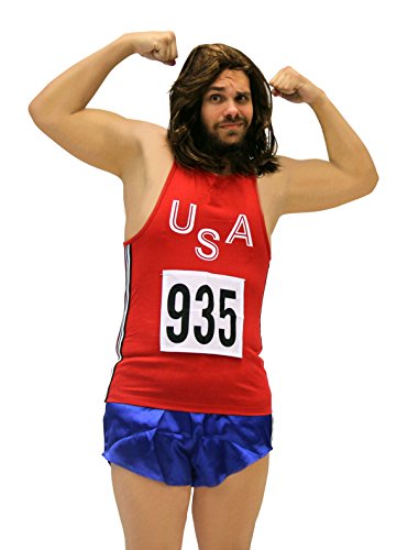 Déguisement athlète Caitlyn Jenner pour adulte - Multicolore - XX-Large