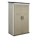 Rubbermaid Plastic Large Vertical Outdoor Storage Shed, 52-cu. ft., Beige (1887157)