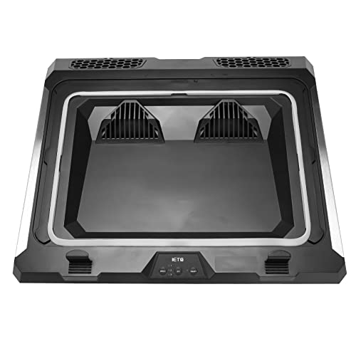 Refroidissement Ordinateur Portable IETS GT300 Double Soufflante Turbine et LED