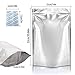 15Pk 4 Gallon Mylar Bags for Food Storage and 20 x 1500cc Oxygen Absorbers, 10 Mil Packaging Bags for Food Storage, Zipper Resealable Pouches Heat Sealable Stand Up Bags