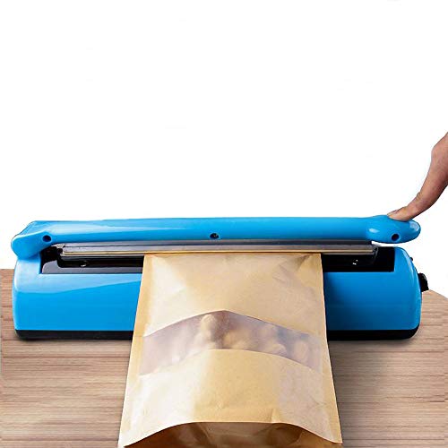 LabZhang 8inch Impulse Bag Sealer,Impulse Heat Sealer,Manual Poly Bag Heat Sealer Heat Seal Closer with 1 Replacement Kit,Blue - Thumbnail 5