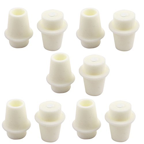 10pcs Silicone Stopper Bungs Airlock for 2125mm Mouth Conical Flask Amazon.in Industrial