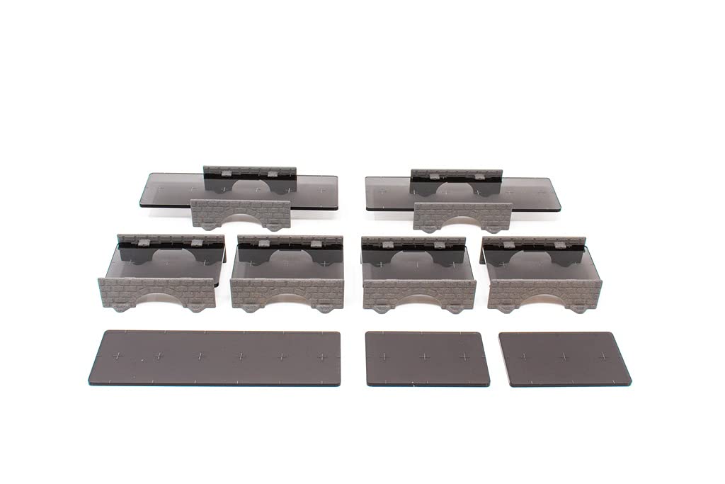 Stone Bridges Kit - Mini Dungeon Castle Cavern DND Terrain for Tabletop RPGs, Dungeons & Dragons, Pathfinder, War Gaming, and More! by DCD (21pcs, 3ft)