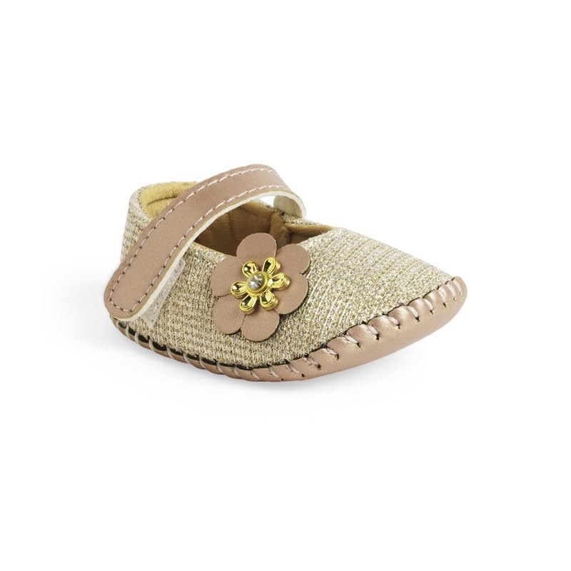 CHIU Booties Zari with Diamond & Flower For Baby Grils CHIU Booties Zari with Diamond & Flower For Baby Grils