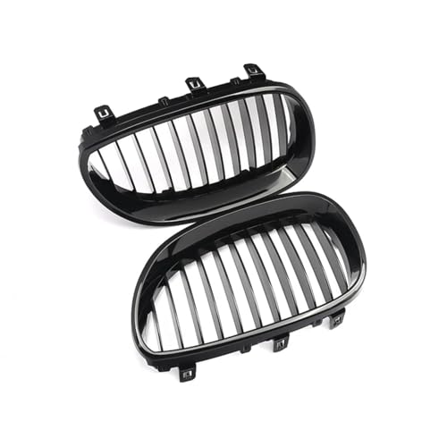Rejilla parachoques delantero para BMW Serie 5 E60 E61 de 2004 a 2009 calandra negra 7