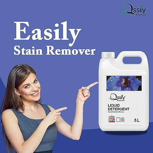 Image of Qssiy Liquid Detergent Suitable For Top Load & Front Load Washing Machine 5L (Fresh)