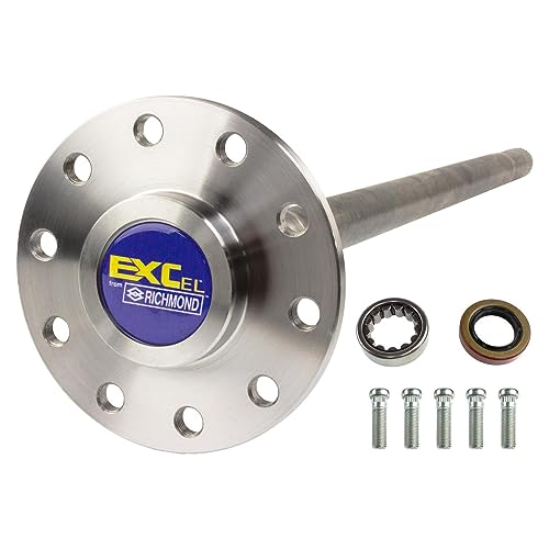 EXCel Drive Axle Shaft Assembly For GM 8.2" (10 Bolt); 29.625" Overall Length; 5 X 4.75 Lug Pattern; 28 Spline; Includes Bearing, Seal And Studs