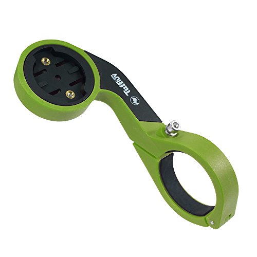 Tuff-Luv Garmin Edge out-Front Funk-E Mount (Edge 130 25 20 500 510 520 800 810 820 Plus Explore Touring) - Black/Green