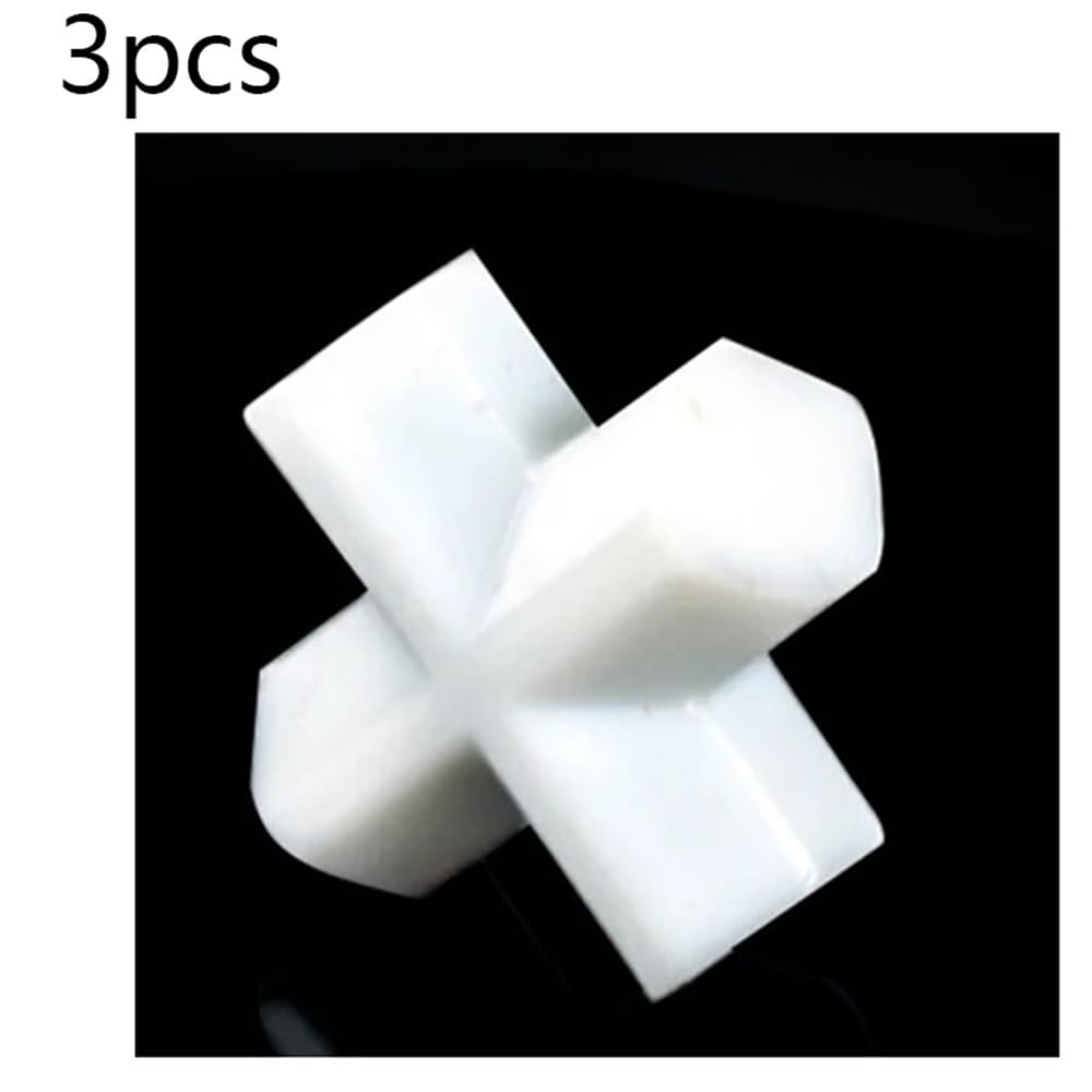Barra di agitazione, Agitatore magnetico in PTFE CrossShape WhiteSpin Bars Confezione da 3 apparecchiature laboratorio E8x20mm