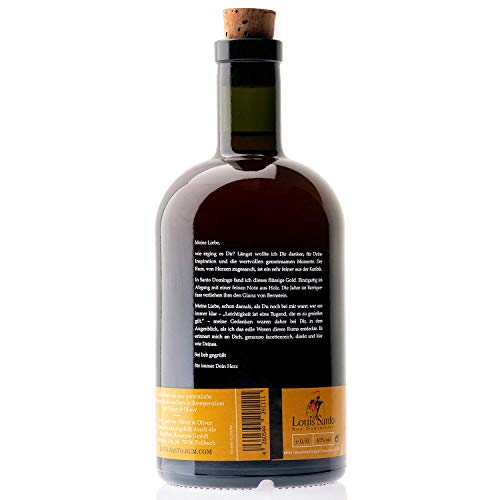 Louis Santo 12 Years Old Single Rum Sherry Cask Finish 40% Vol. 0,5l – Bild 3