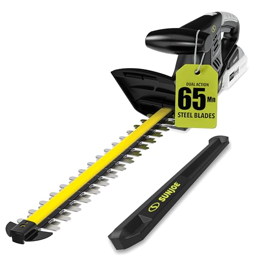Sun Joe 24V-HT18-LTE 24V 2.0Ah 18-in Cordless Handheld Hedge Trimmer 5/8