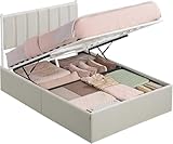 VASAGLE Estructura de Cama, Beige Capuchino RMB615LH01