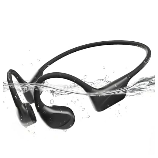 PSIER Bone Conduction Swimming Headphones with Dual Driver, IPX8 Waterproof Air Conduction Open Ear Buds MP3 Mode 32GB Memory 8H Playtime Bluetooth 6.0 Earbuds Deep Bass for Sports