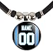 Carolina Football Jersey Necklace Personalized with Your Name and Number