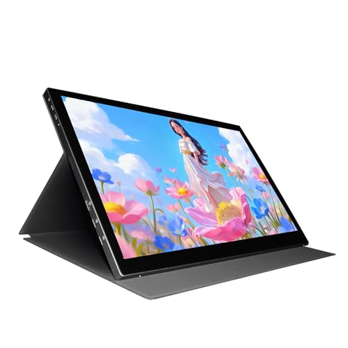 Jectse Tableta de Dibujo P120 de 11,6 Pulgadas, Pantalla HD Monitor de Gráficos QLED 120 SRGB, Lápiz óptico sin Batería de 16384 Niveles de Presión, con Resolución de 5080LPI y Tiempo