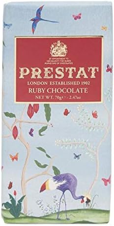 Prestat Ruby Chocolate bar 70g (Pack of 10)