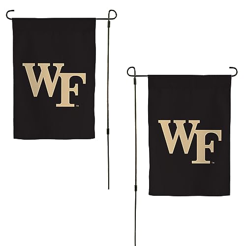 Desert Cactus Wake Forest University WFU Garden Flag – 19 x 12 Inch Wake Forest Demon Deacons Banner, for Outdoor Display and Events (Design A)