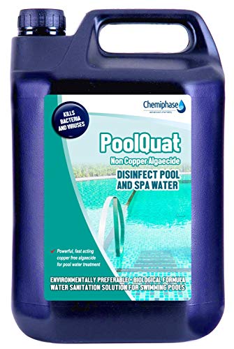 Chemiphase PoolQuat - Non Copper Pool Algaecide, Spa Algicide - 5 Litres