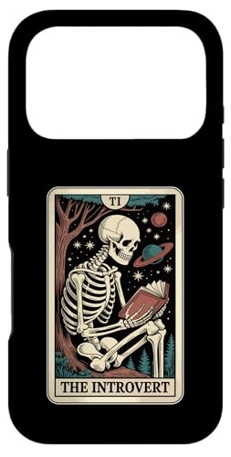 The Introvert Tarot Card Indoorsy Skeleton Inrovert �X�}�z�P�[�X iPhone 17 Pro �p