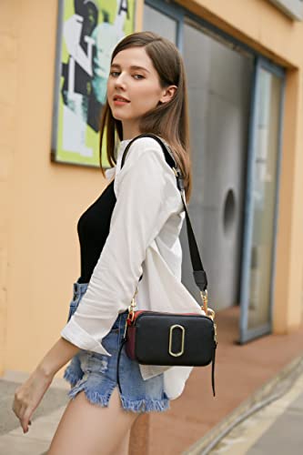 Rumdin Crossbody Bags For Women Snapshot Bag Guitar Strap Purse Mini Shoulder Bag Camera Purse Evening Clutch #TOP1