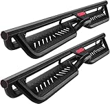 COMNOVA Two-Stairs Running Boards Compatible with 2024-2026 Toyota Tacoma Double Cab with 4 Full-Size Doors. Geometric Design Heavy-Duty Nerf Bars...