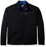 IZOD Men's Big and Tall Spectator Solid Fleece Jacket
