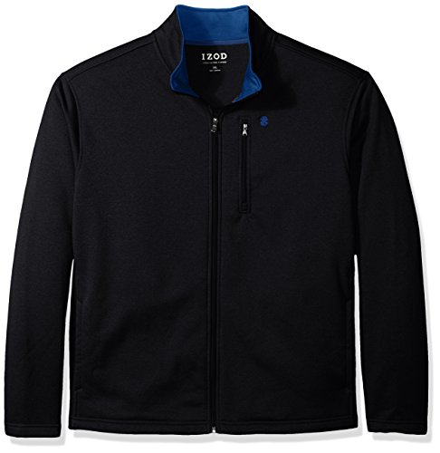IZOD Men's Big and Tall Spectator Solid Fleece Jacket