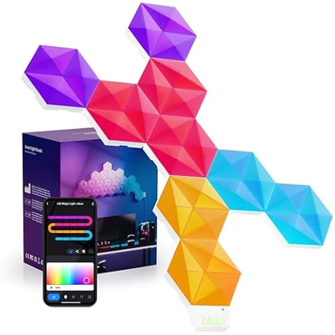 Panneaux Muraux LED Hexagonaux Lphianx Cover