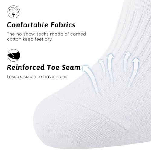 COOVAN No Show Socks Womens 7 Paris Cotton Low Cut Non Slip Casua Invisible Short Thin Boat Liner Socks3