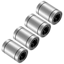 4pcs LM25UU Linear Ball Bearings, [25mm x 40mm x 59mm] Steel Linear Motion Bearing for CNC Machines Packaging Equipment 3D Printers Use