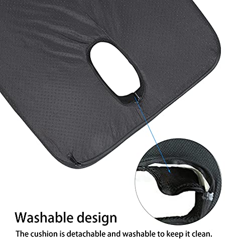 Almofada de assento de espuma de memória, almofada confortável respirável com espuma elástica de par