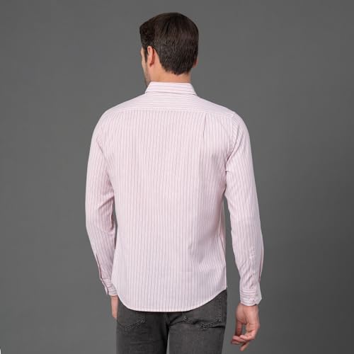 Image of Red Tape Striped Regular Fit Shirt For Men | Comfortable & Stylish