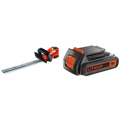 BLACK+DECKER GTC1845L20-QW Tagliasiepi a Batteria, al Litio, 18 V, 2.0