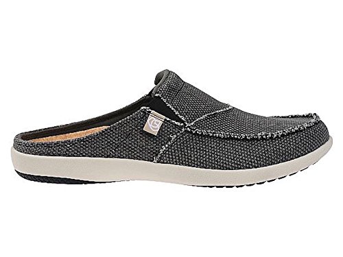 Spenco Men's Siesta Canvas Slide Sandal, Charcoal, 9M Medium Us #TOP4