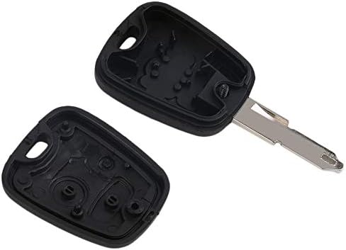 MqbY Replacement 2 Button Remote Key Fob Blade Case Shell Fits for Peugeot 206 100% Brand New and