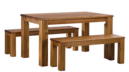 Esstisch Brasil Möbel Rio Classico 140×140 cm aus Massivholz