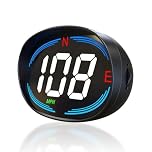 SinoTrack 2025 New HUD GPS Speedometer Universal Car Heads-up Display 2.7inch MPH Speed Meter with Compass Over Speed Alarm for All Vehicle USB Connect Plug and Play