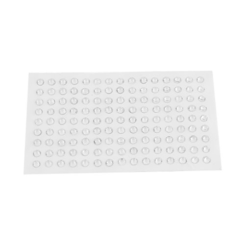 Ruilogod Etiqueta engomada de cristal de plástico del brillo del coche Tono de plata