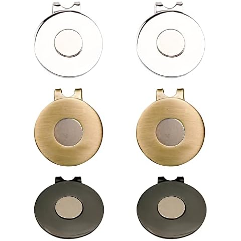 Eshan Magnetic Golf Hat Clips with Ball Markers Cover