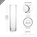 WGVI Quality Thick Weighted Tall Clear Cylinder Glass Vases, 4