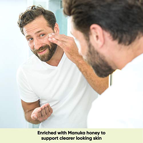 Sky Organics Men's Organic Exfoliating Face Scrub For Face, Usda Certified Organic To Buff, Nourish & Soften, 4 Fl. Oz #TOP4