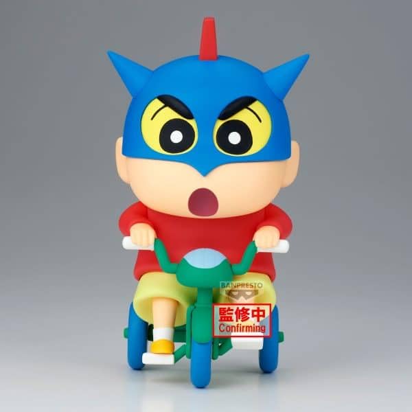 Banpresto Figura de Acción Shinnosuke Nohara Go! Crayon Shinchan Big 16cm - PZ71263P Multicolor - Figura Coleccionable - Ideal para los fanáticos del Anime