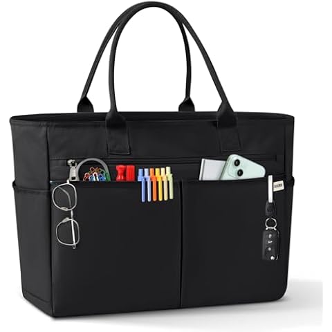 IGOLUMON Tote Bag with Zipper Large Beach Bags for Women Men 40L Waterproof Travel Gym Totes Bag Foldable Top Handle Handbag Cover