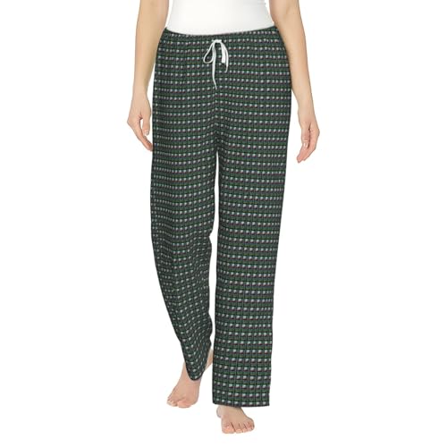 Pantalones de pijama para mujer de alienígenas un regalo acogedor de ropa de dormir